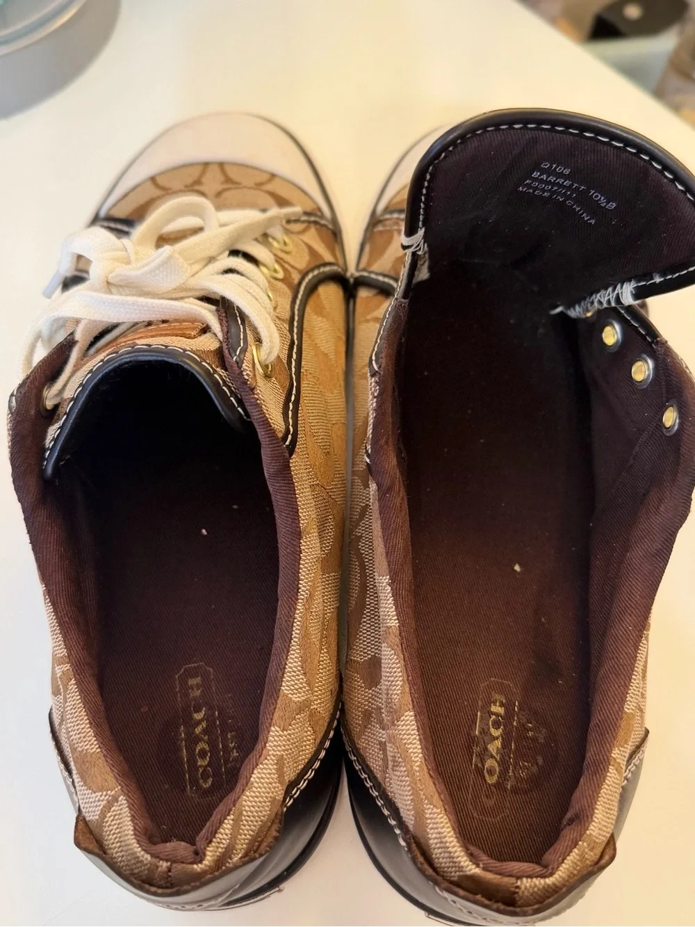 🤎 Coach Barrett Signature Sneakers